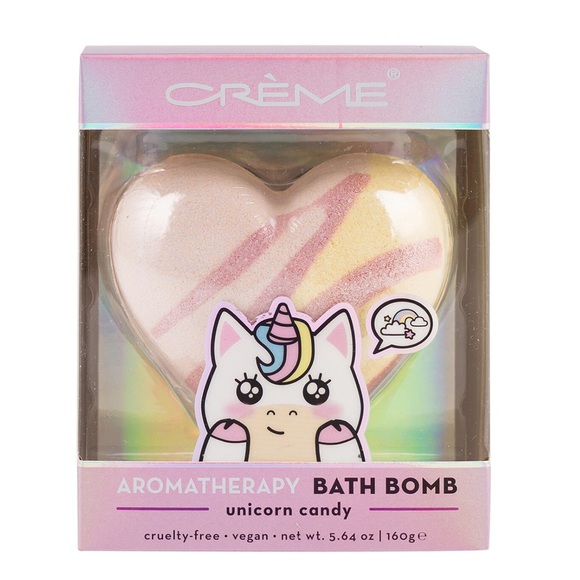 The Creme Shop Other - Crème Unicorn Candy Aromatherapy Heart Bath Bomb - ✔️ Large 5.64 oz
NWT